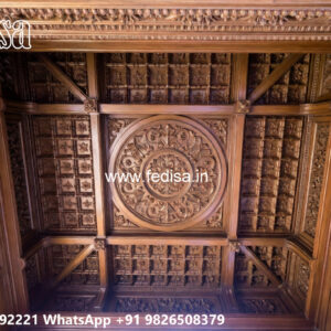 Wooden Classic Ceiling Design Pop Design In Bathroom No-8455