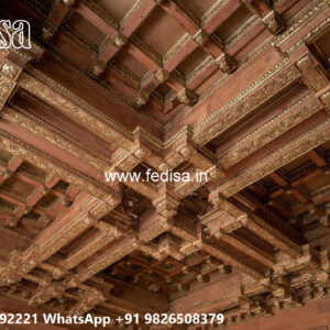 Wooden Classic Ceiling Design Home Pop Design Hall Price No-8480