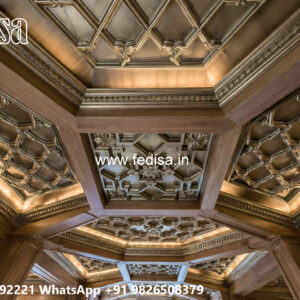 Wooden Classic Ceiling Design Asian Paints Stencils For Ceiling No-8482