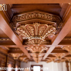 Wooden Classic Ceiling Design Modular Ceiling Design No-8493