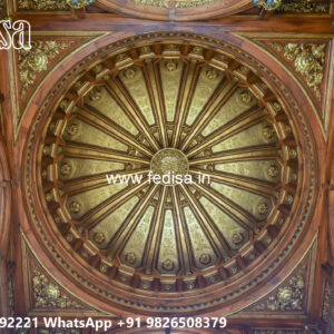 Wooden Classic Ceiling Design Deewar Ceiling No-8534