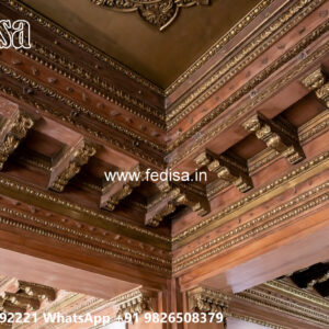 Wooden Classic Ceiling Design Molding Design Pop No-8543