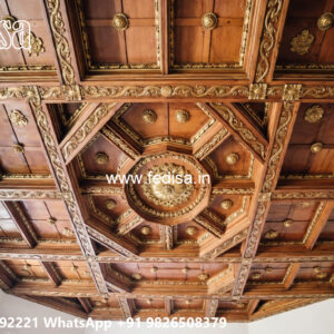 Wooden Classic Ceiling Design Putty Design For Ceiling No-8561
