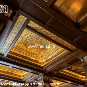 Wooden Classic Ceiling Design Ceiling Paint Ideas For Living Room No-8571