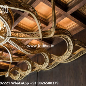 Wooden Classic Ceiling Design Pop Design Chhat Ke No-8573