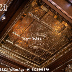 Wooden Classic Ceiling Design False Ceiling Design Latest 2026 No-8589