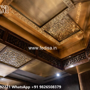Wooden Classic Ceiling Design Pop For Ceiling New Design No-8595
