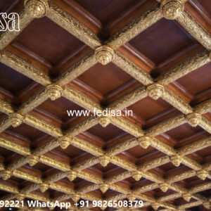 Wooden Classic Ceiling Design Timber Ceiling Design No-8601