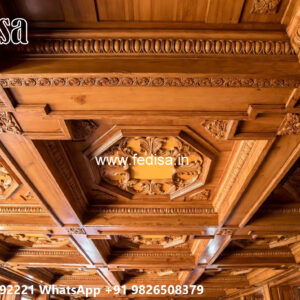 Wooden Classic Ceiling Design False Ceiling Normal Design No-8608