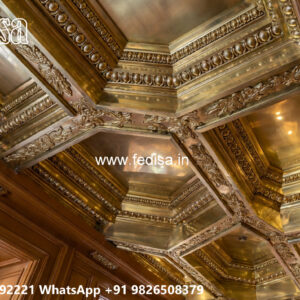 Wooden Classic Ceiling Design Small Corridor Ceiling Design No-8613