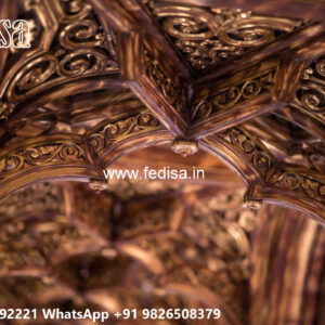 Wooden Classic Ceiling Design Black Ceiling Bedroom Ideas No-8624