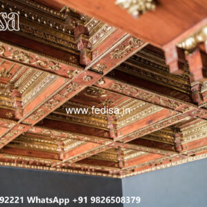 Wooden Classic Ceiling Design Marble Ceiling Design No-8631