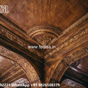 Wooden Classic Ceiling Design Linear Light Ceiling Design No-8636