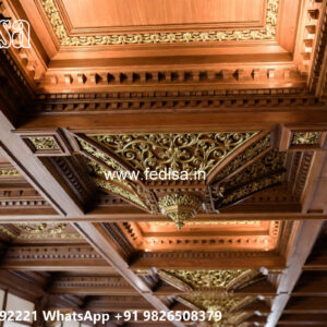 Wooden Classic Ceiling Design Hall Design Pop Ceiling No-8656