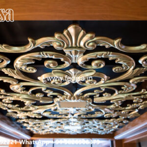 Wooden Classic Ceiling Design Latest Gypsum Ceiling Design 2026 No-8675