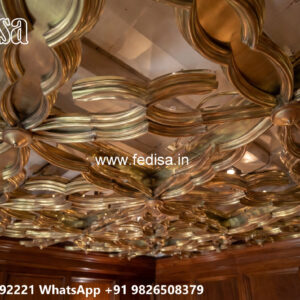 Wooden Classic Ceiling Design Classy False Ceiling Design No-8678