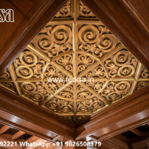 Wooden Classic Ceiling Design Simple Design False Ceiling No-8681