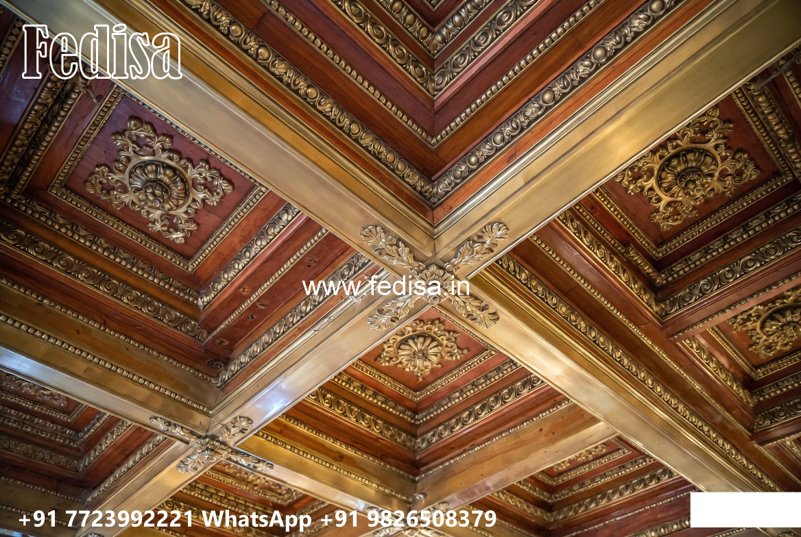 Wooden Classic Ceiling Design Decorating High Ceilings No-8685
