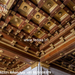 Wooden Classic Ceiling Design Minus Plus Pop New Design No-8689