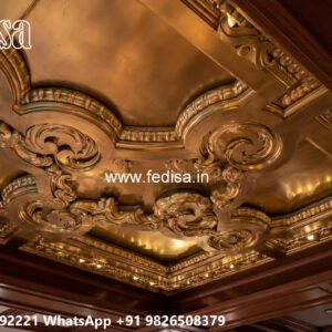 Wooden Classic Ceiling Design Room Wall Ceiling Design No-8696