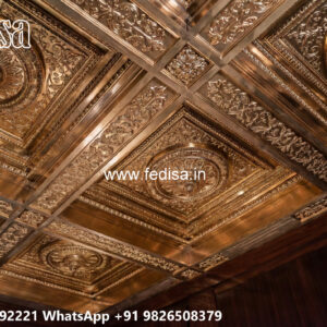 Wooden Classic Ceiling Design Iron Ceiling Design No-8700