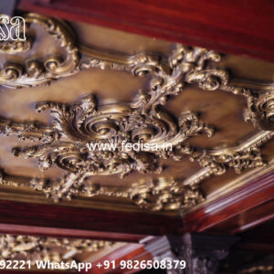 Wooden Classic Ceiling Design Asian Paints False Ceiling No-8705