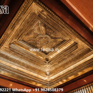 Wooden Classic Ceiling Design Long Hall False Ceiling Design No-8711