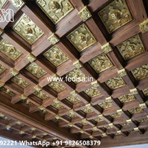 Wooden Classic Ceiling Design Pvc Hall Ceiling Design No-8734