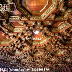 Wooden Classic Ceiling Design False Ceiling Profile Light Design No-8748