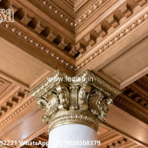 Wooden Classic Ceiling Design Pvc Ceiling Wall Design No-8753
