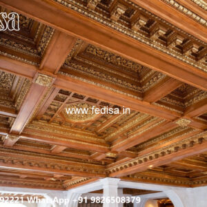 Wooden Classic Ceiling Design Exposed Ceiling Ideas No-8756