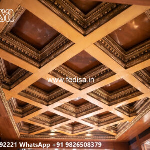 Wooden Classic Ceiling Design Wall Ceiling Design Simple No-8758