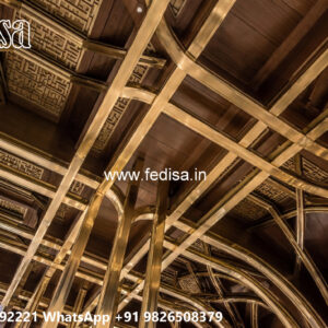 Wooden Classic Ceiling Design Beautiful Ceiling Designs For Living Room No-8759