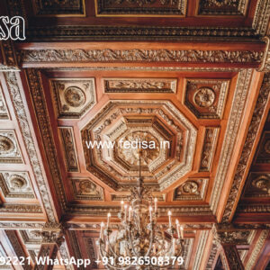 Wooden Classic Ceiling Design Ceiling Design Plastic No-8760
