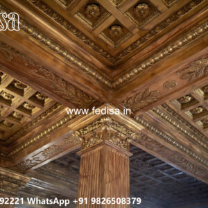 Wooden Classic Ceiling Design Custom Ceiling Design No-8767