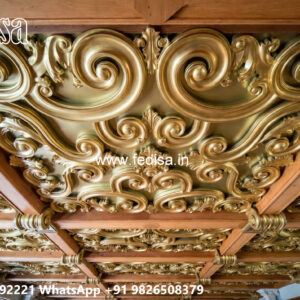 Wooden Classic Ceiling Design Call Ceiling Design No-8773