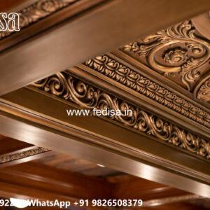 Wooden Classic Ceiling Design Hall Ceiling Border Design No-8779