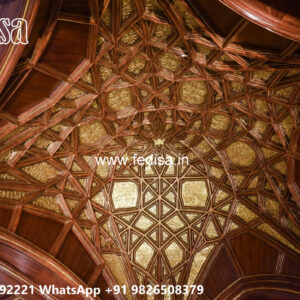 Wooden Classic Ceiling Design Ceiling Design Washroom No-8783