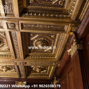 Wooden Classic Ceiling Design Best Pop Ceiling Design For Hall No-8790