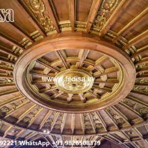 Wooden Classic Ceiling Design False Ceiling Net Design No-8802