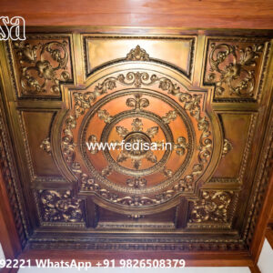 Wooden Classic Ceiling Design House Pop Ceiling Design No-8819