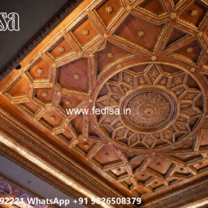 Wooden Classic Ceiling Design Hall Ki Pop Design No-8821