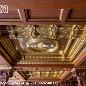 Wooden Classic Ceiling Design Simple False Ceiling For Bedroom No-8823