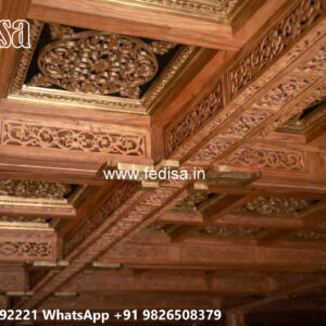 Wooden Classic Ceiling Design Modern Master Bedroom Ceiling Design No-8840