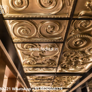 Wooden Classic Ceiling Design Temple False Ceiling Design No-8847