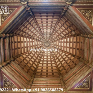 Wooden Classic Ceiling Design False Ceiling Cove No-8869