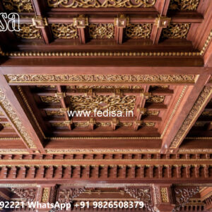 Wooden Classic Ceiling Design Store Ceiling Design No-8882