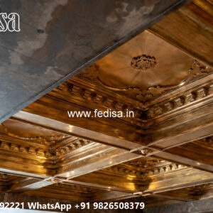 Wooden Classic Ceiling Design Baramda Ceiling Design No-8903