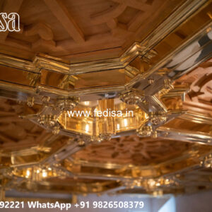 Wooden Classic Ceiling Design Bedroom Ceiling Paint Design No-8922