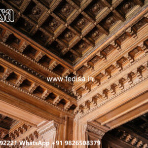 Wooden Classic Ceiling Design Down Ceiling Design Pop No-8932